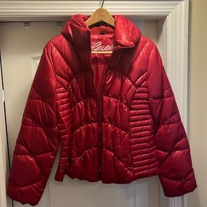 Guess Women’s L Red Winter/Ski Jacket